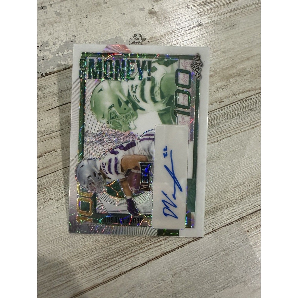 2023 Leaf Metal Deuce Vaughn So Money Auto 3/3 Mojo Green SM-DV1 Rookie RC